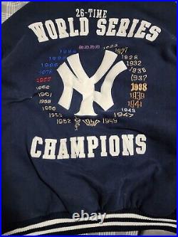 NEW YORK YANKEES 26-TIME WORLD CHAMPIONSHIP BASEBALL With Patches 2xl