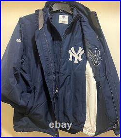 NEW YORK YANKEES Majestic Climate 2-IN-1 Field Jacket Coat -NEW Missing Hang Tag