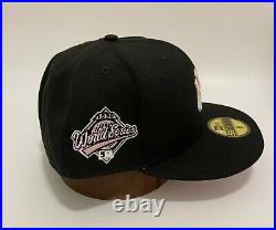 NEW YORK YANKEES TEAM DRIP 59FIFTY FITTED Sz 8 BLACK