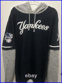 NEW YORK YANKEES TRIFECTA'47 SHORTSTOP PULLOVER HOOD 2XL New $125