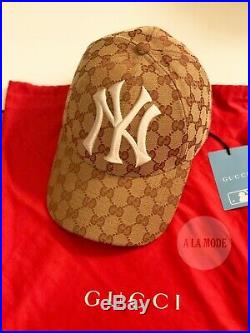 NWT Gucci Baseball Cap with New York Yankees Patch