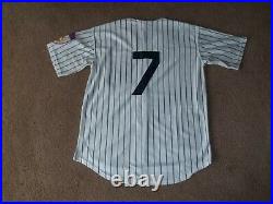 NWT Mitchell & Ness Yankees Mickey Mantle Men's Home Jersey withPatch Size Large