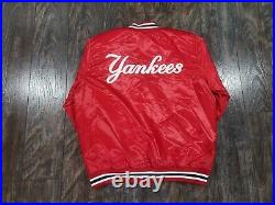 NWT NEW YORK YANKEES STARTER Jacket size large red