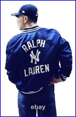NWT Polo Ralph Lauren New York Yankees Limited Edition Stitched Shiny Jacket L