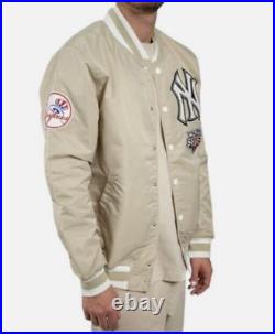 NY New York Yankees Jacket Men's M New Era Satin Varsity Baseball World Series