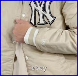 NY New York Yankees Jacket Men's M New Era Satin Varsity Baseball World Series
