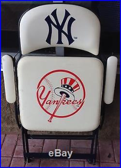 NY Yankees Game Used Jeter Rivera Final Season Locker Room Chair 2008 Steiner