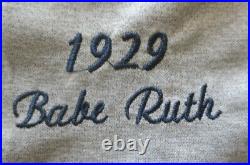 New Babe Ruth New York Yankees Grey Away Jersey Mitchell& Ness 48xl 1929