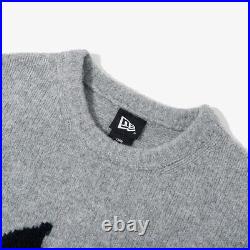 New Era MLB New York Yankees Applique Logo Sweater, Gray