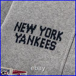 New Era MLB New York Yankees Cowichan Cardigan, Heather Gray