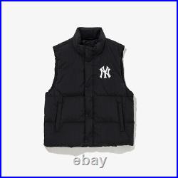 New Era MLB New York Yankees Duck Down Vest, Black