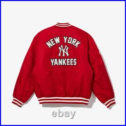 New Era MLB New York Yankees Logo Stadium Jacket, Red