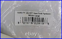 New Genuine Merchandise New York Yankees Varsity Leather Sleeves Jacket