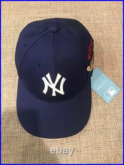 New Gucci New York Yankees Baseball Cap Butterfly Embroidery Baseball Hat Cap