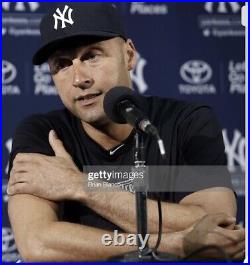 New York Yankee Team Issued Nike Derek Jeter #2 Long Sleeve DriFit Shirt Size XL