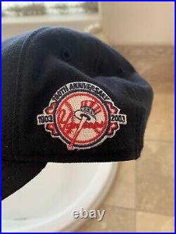 New York Yankees 100th Anniv. Original 2003 Cap Sz 7 1/4