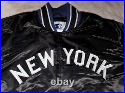 New York Yankees 1903-1952 Commerative Badge Starter Jacket Quilt Lined Sz L
