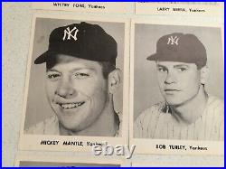 New York Yankees 1957 Photo Pack (12 Cards) Mantle, Berra, Martin & Ford