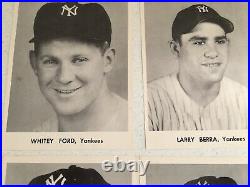 New York Yankees 1957 Photo Pack (12 Cards) Mantle, Berra, Martin & Ford