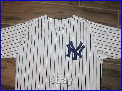 New York Yankees 2000 MLB Game Used Jersey Russell Athletic Diamond 50 #91 Sewn