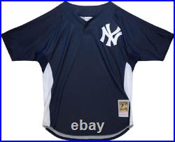 New York Yankees 2009 Derek Jeter Authentic Pullover BP Jersey Navy