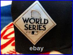 New York Yankees 2017 World Series Phantom New Era 59Fifty Fitted Hat 7 1/4 Rare