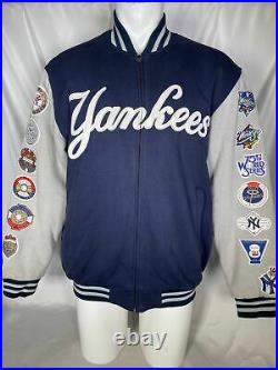 New York Yankees 26 Time World Series Champions Varsity Jacket Men's MEDIUM