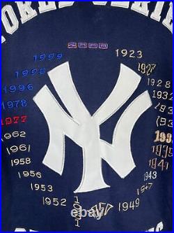 New York Yankees 26 Time World Series Champions Varsity Jacket Men's MEDIUM
