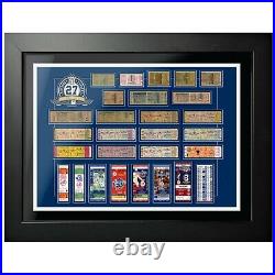 New York Yankees 27 World Series Tickets to History Photo (20 x 26) Framed
