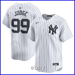 New York Yankees Aaron Judge #99 Nike Men's White Official MLB Limited Jersey