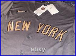 New York Yankees All Star Game 2022 Nike Charcoal Gray Jersey LARGE