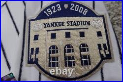 New York Yankees Authentic 2008 Blank Majestic Home Jersey Patch New Tags