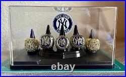 New York Yankees Championship Ring Set With Display Case SHIPS