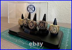 New York Yankees Championship Ring Set With Display Case SHIPS