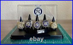 New York Yankees Championship Ring Set With Display Case SHIPS