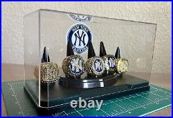 New York Yankees Championship Ring Set With Display Case SHIPS