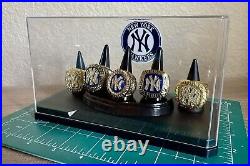 New York Yankees Championship Ring Set With Display Case SHIPS