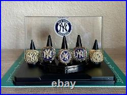 New York Yankees Championship Ring Set With Display Case SHIPS