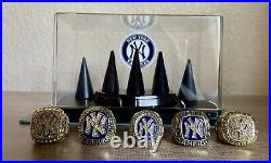 New York Yankees Championship Ring Set With Display Case SHIPS