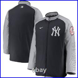 New York Yankees Coat Mens XL Nike Lined Dugout Collection Full Zip MLB Jacket