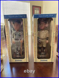 New York Yankees Collectible Lot Bobbleheads, Baseballs Jeter, Ruth, A-Rod