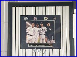 New York Yankees Core 4 Pinstriped Framed Photo with4 World Series Collector Pins