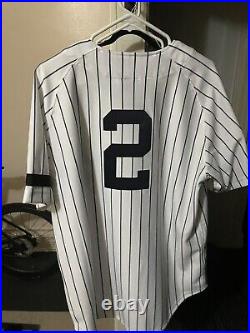 New York Yankees Derek Jeter 1996 World Series Mitchell and Ness Jersey Size 44