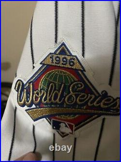 New York Yankees Derek Jeter 1996 World Series Mitchell and Ness Jersey Size 44