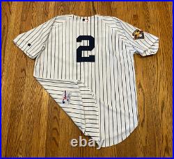 New York Yankees Derek Jeter #2 Vintage Russell Authentic MLB Baseball Jersey