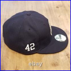 New York Yankees Hat New Era 7 3/4 Fitted 59Fifty Mariano Rivera Jackie Robinson