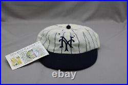 New York Yankees Hat (VTG) 1920s Replica by Roman Pro Fitted 7 1/8 (NWT)