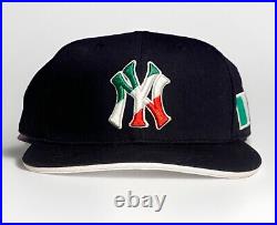 New York Yankees Italian Heritage Flag Logo Snapback Hat SGA Extremely Rare New