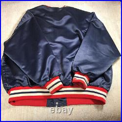 New York Yankees Jacket Mens 60 Blue MLB Cooperstown Collection Satin 1988 VTG
