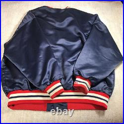 New York Yankees Jacket Mens 60 Blue MLB Cooperstown Collection Satin 1988 VTG